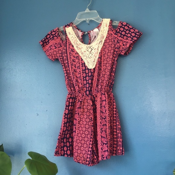 Other - Girls cold shoulder romper